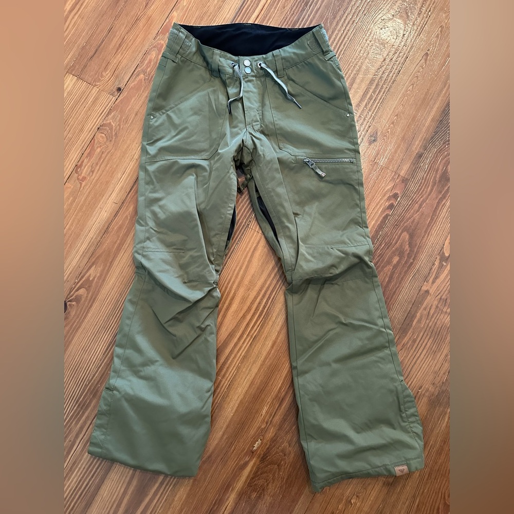 Roxy Olive Green Dryflight Snowboard Pants XS
